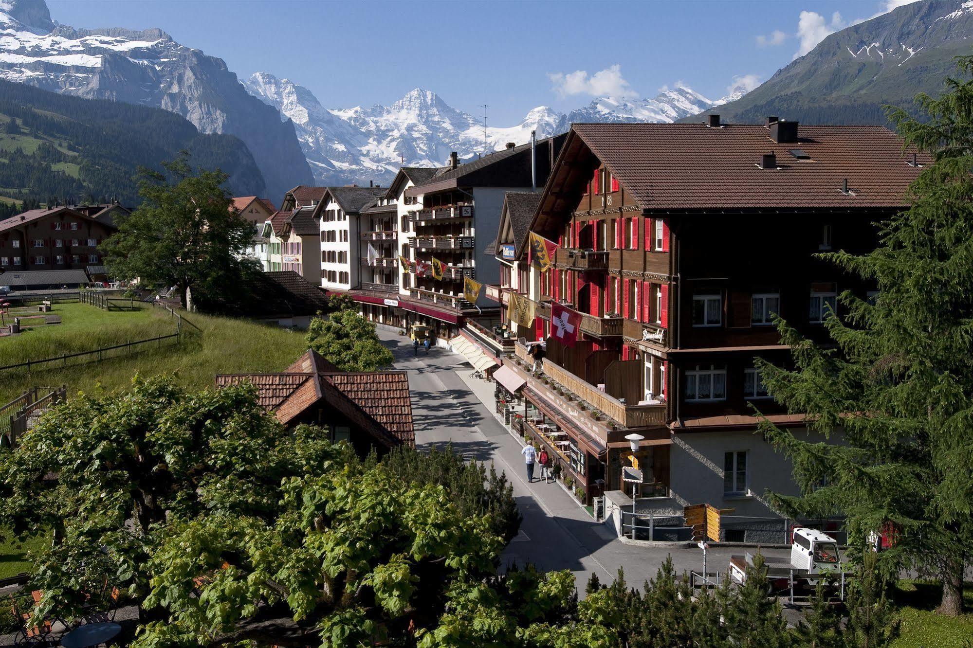 Swiss Lodge Hotel Bernerhof Wengen Dış mekan fotoğraf