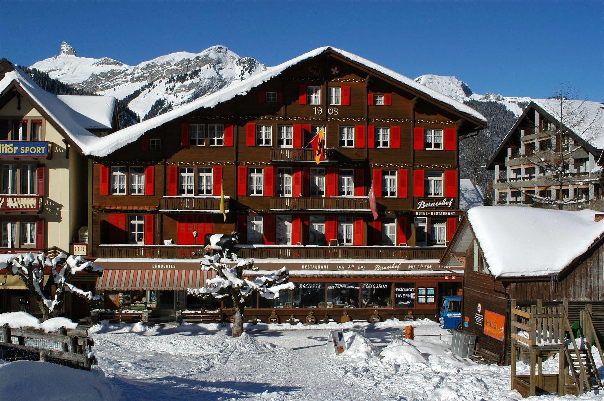 Swiss Lodge Hotel Bernerhof Wengen Dış mekan fotoğraf
